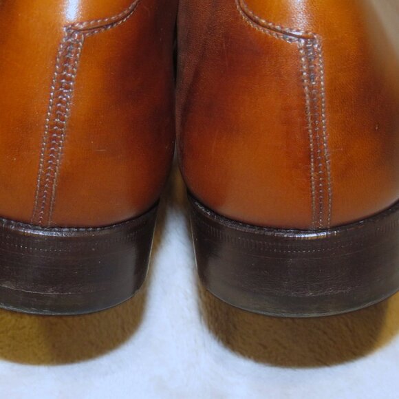 Esquire by Edward Green Brown Leather Canvas Spectator Shoes US 9 main image 5